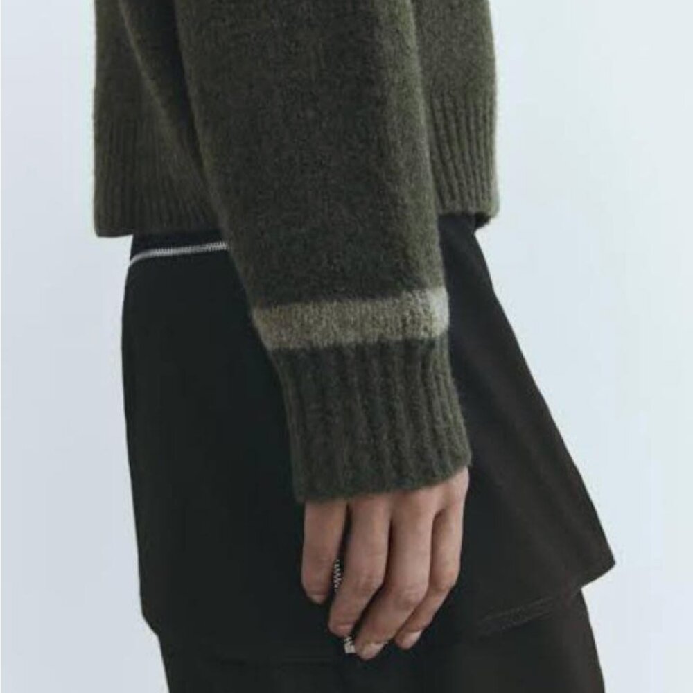 Zara Open Back Knit Sweater M - Picture 7 of 7